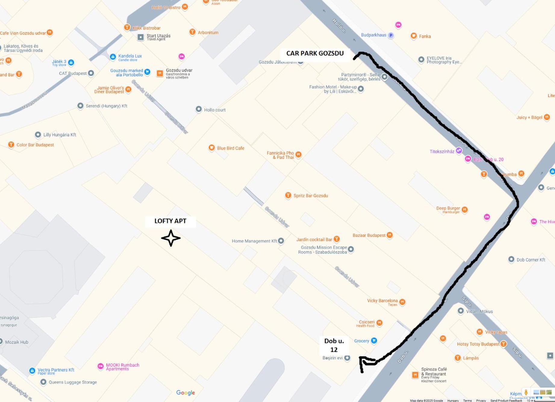 Lofty With Free Garage Near The Gozsdu Courtyard Апартаменты *